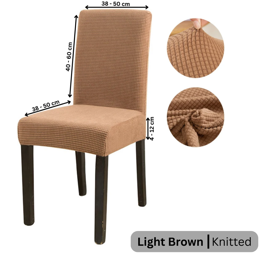 Chair Cover Jackie Light Brown